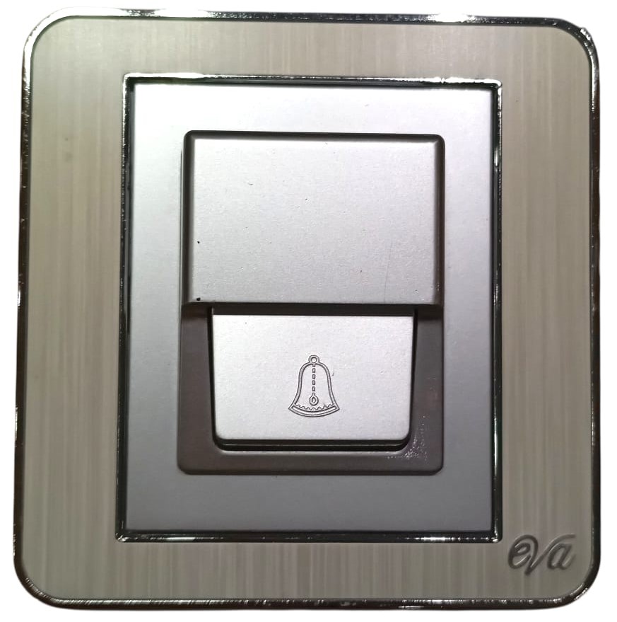 EVA ALUMINUM BELL PUSH WP FRONT Eva Aluminium Bell Push (Waterproof) - Image 1