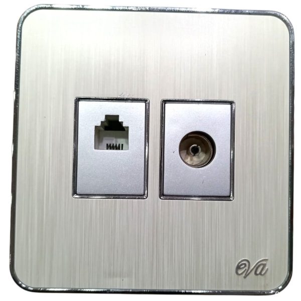 Eva Aluminium TV + Telephone (TV + TP or Data)