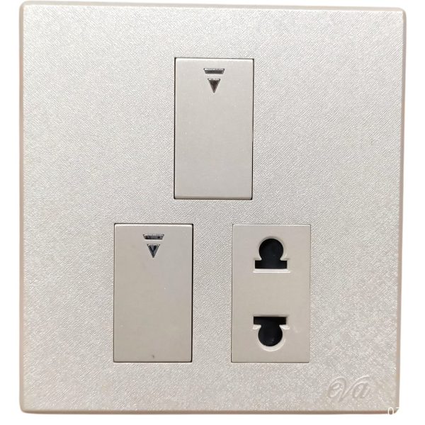 Eva Glamor 2-Switch + 1-Socket