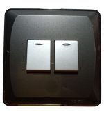 Lear Blesso Multi Colour Two Gang Switch