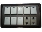 Lear Blesso Multi Colour 8-Switch + 2-Socket