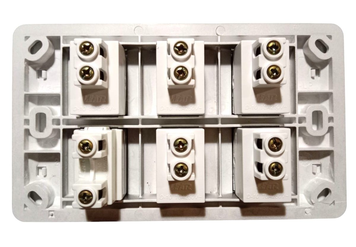 Lear Blesso Multi Colour 5-Switch + 1-Socket - Image 2