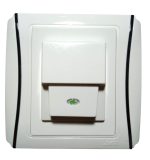 Lear White Bell Push Water Proof
