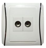 Lear White T.V Double