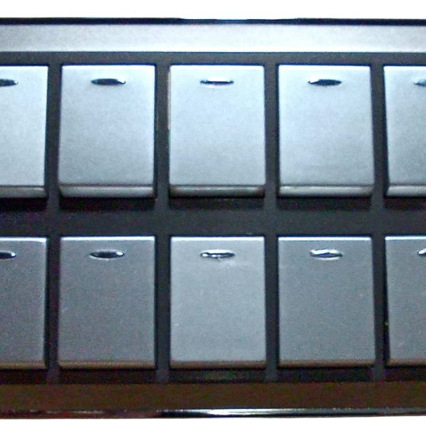 Lear Blesso Multi Colour Ten Gang Switch