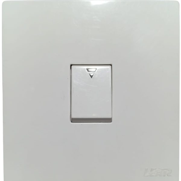 Lear Super White One Gang Switch