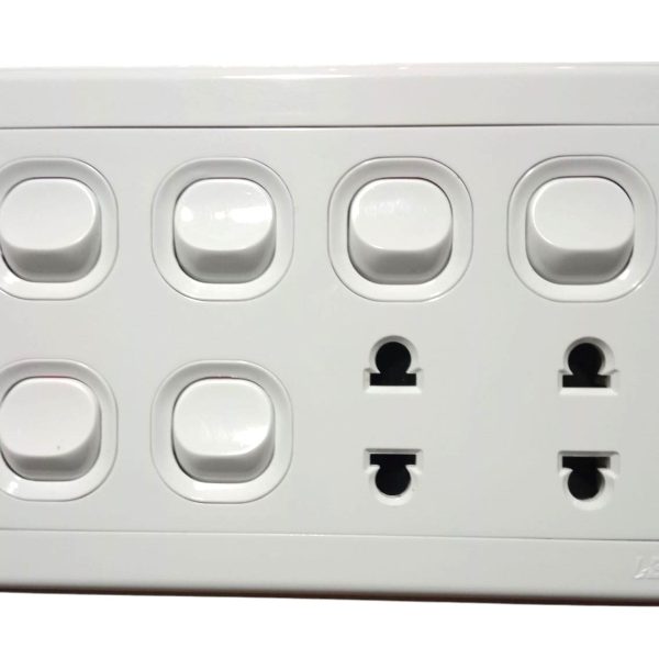 Lear Rainbow 6-Switch + 2-Socket