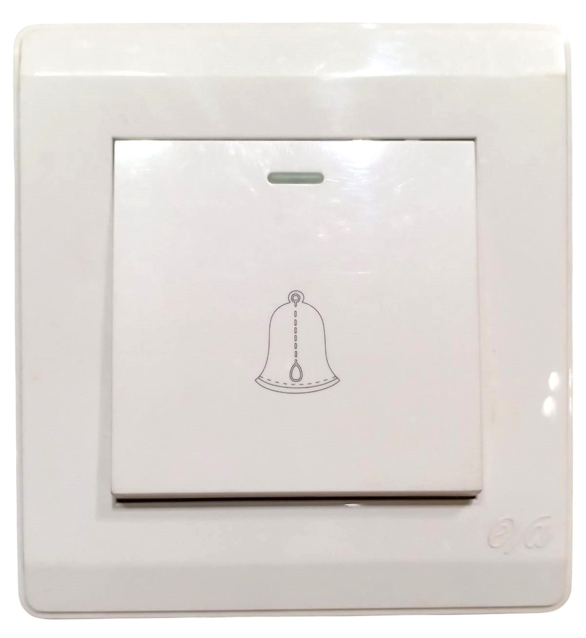 Eva White Bell Push - Image 1