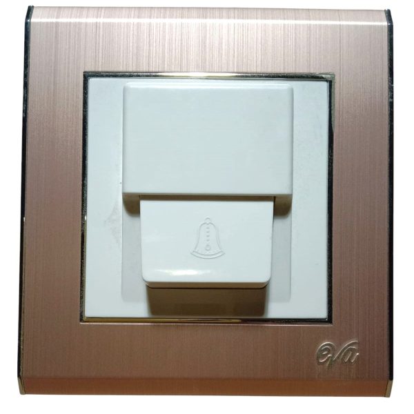 Eva Rose Gold Bell Push (Water Proof)