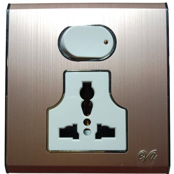 Eva Rose Gold Multi Socket 13/amp