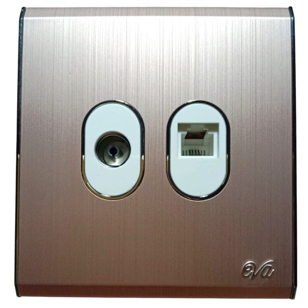 Eva Rose Gold TV + Telephone (TV + TP or Data)