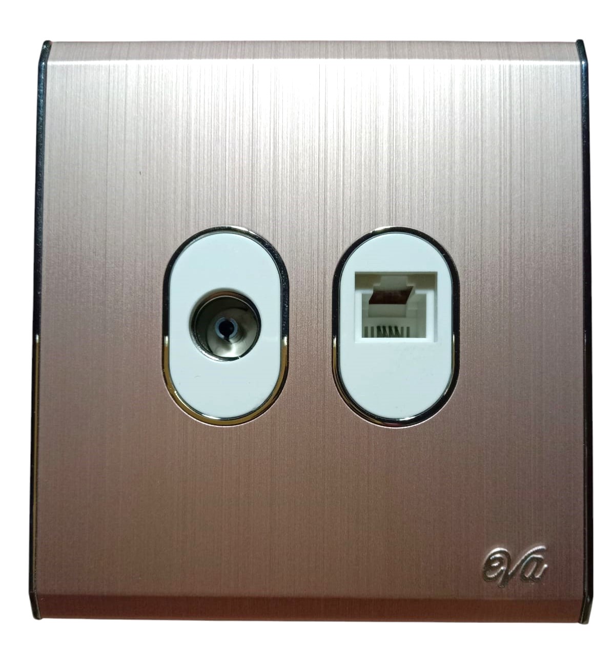 EVA-ROSE-GOLD-TV-TP-FRONT Eva Rose Gold TV + Telephone (TV + TP or Data) - Image 1