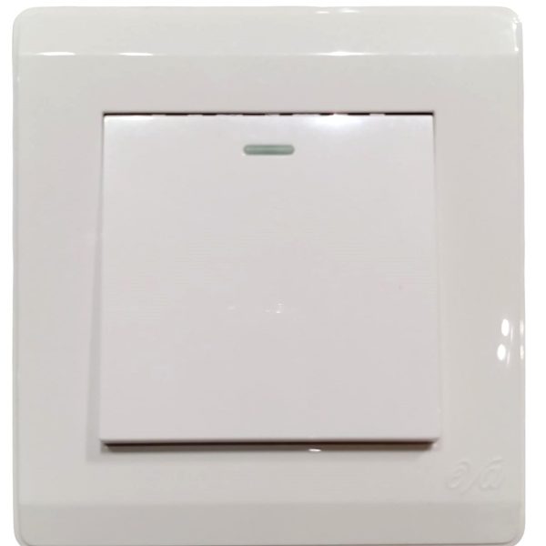 Eva White One Gang 2-Way Switch