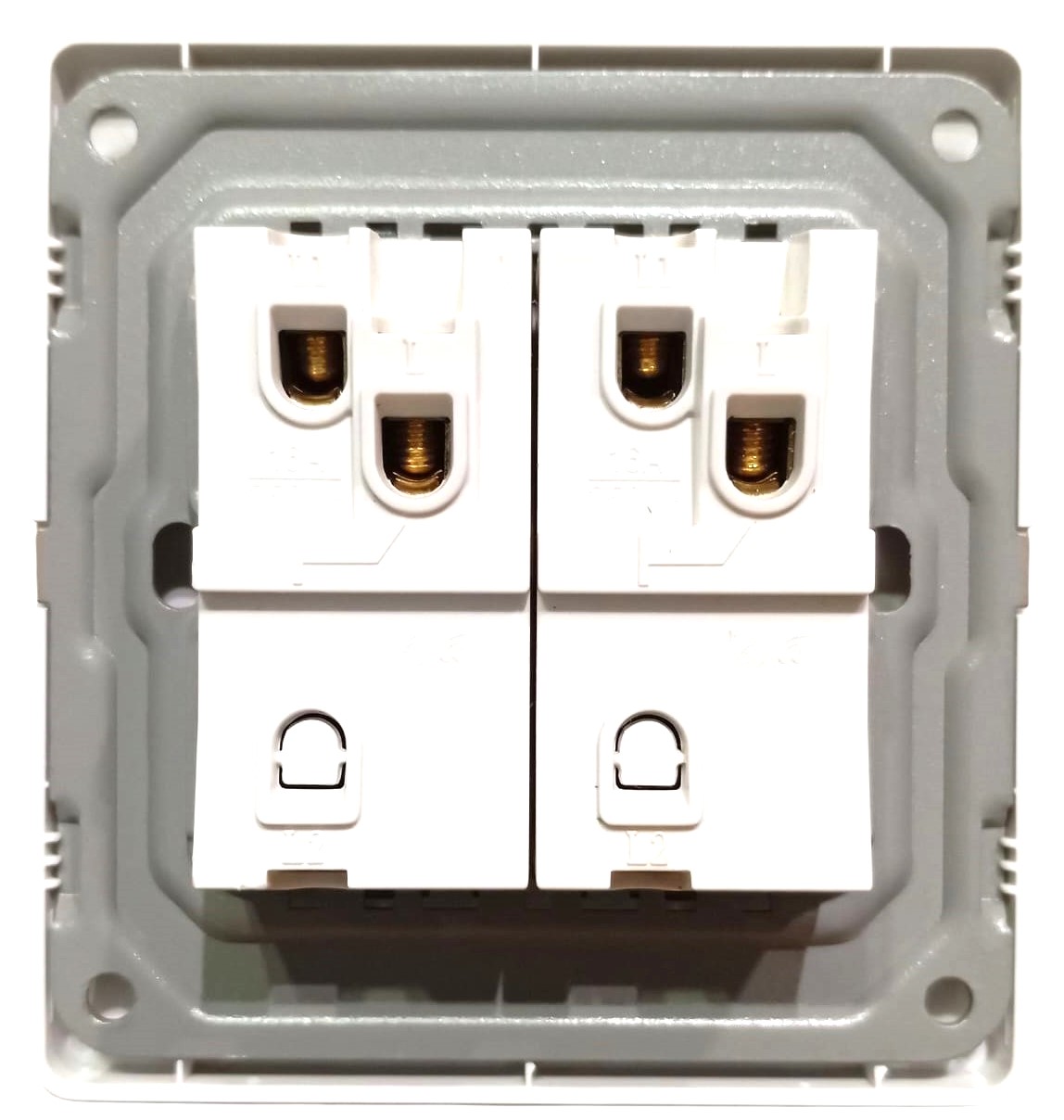 EVA-WHITE-2-GANG-BACK Eva White Two Gang Switch - Image 2