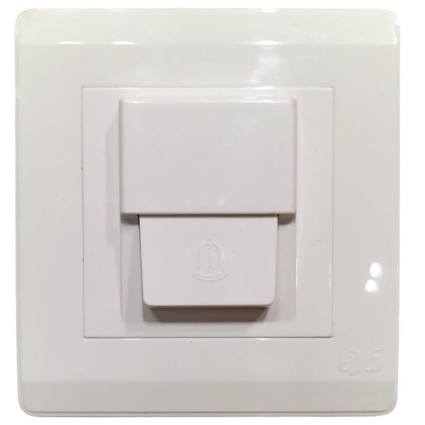 Eva White Bell Push (Waterproof)