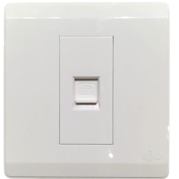 Eva White Telephone Single (TP or Data)