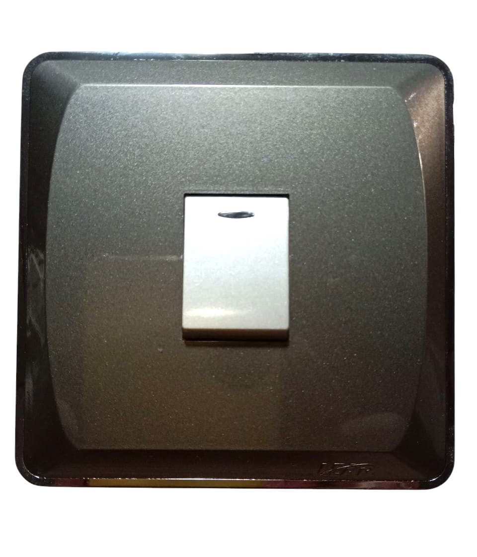 LEAR-BLESSO-MULT-1-GANG-FRONT- Lear Blesso Multi Colour 1-Gang + 2-Way - Image 1