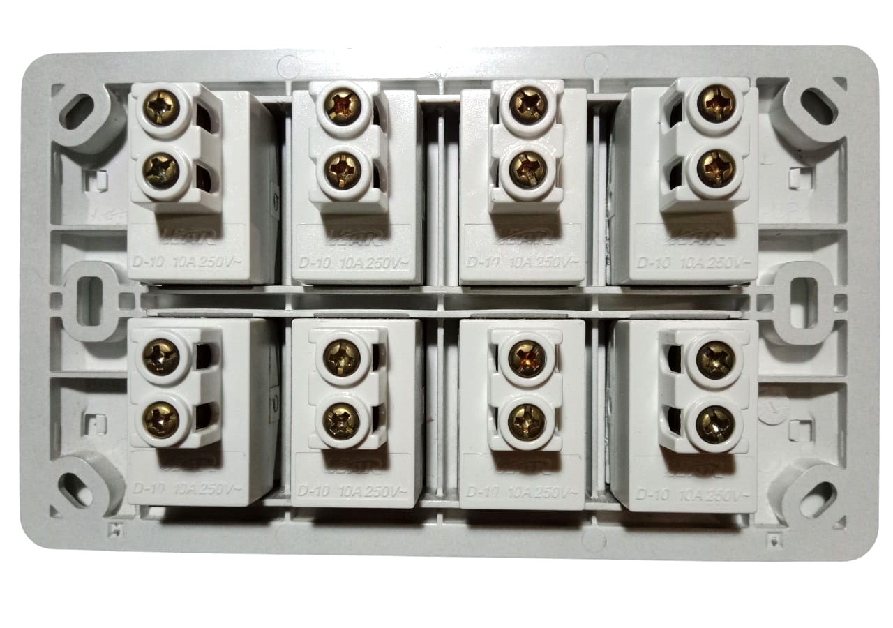 LEAR-BLESSO-MULT-8-GANG-BACK- Lear Blesso Multi Colour Eight Gang Switch - Image 2