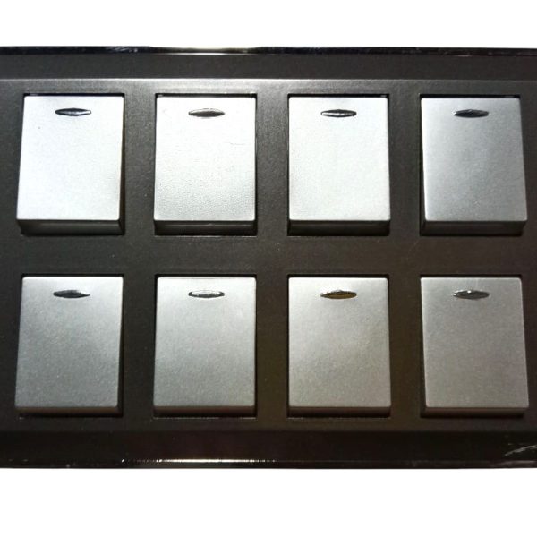 Lear Blesso Multi Colour Eight Gang Switch