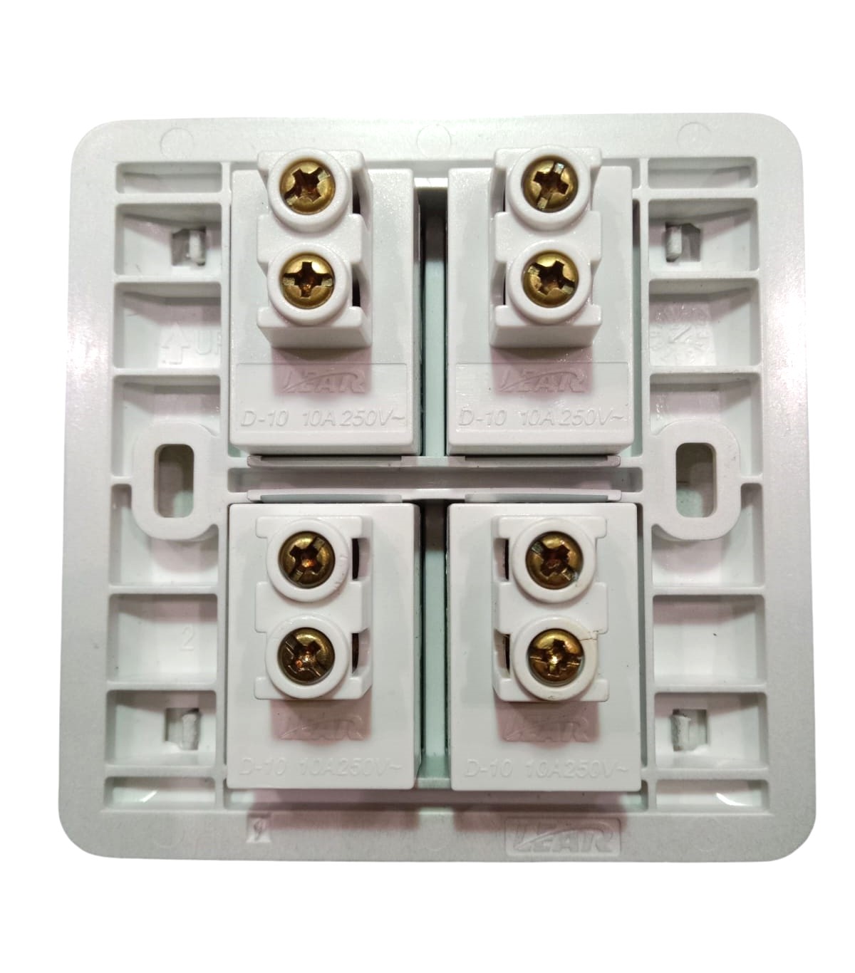 LEAR-BLESSO-MULTI-4-GANG-BACK Lear Blesso Multi Colour Four Gang Switch - Image 2