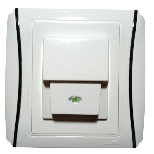 Lear White Bell Push Water Proof