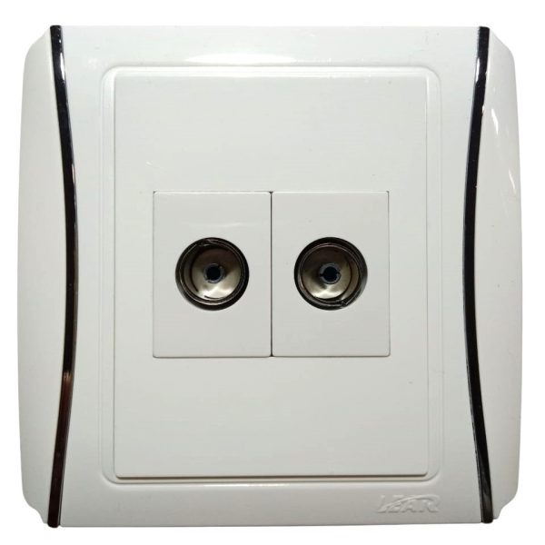 Lear White T.V Double