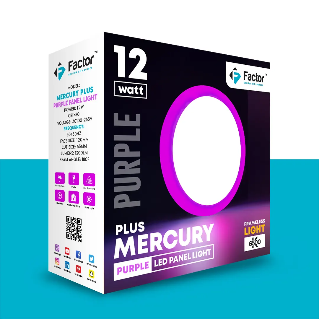 PxdyTM4jtCbbJ1euy0uVZM7cDPCPADJZs3bmGKkX Factor Colourful Downlight - Mercury Plus 12w - Round - Image 3