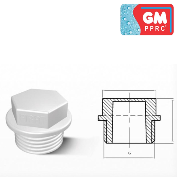 GM PPRC Fittings Threaded Cap