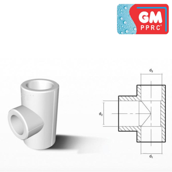 GM PPRC Fittings Reducer Tee