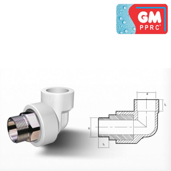 GM PPRC Fittings Elbow (Male)