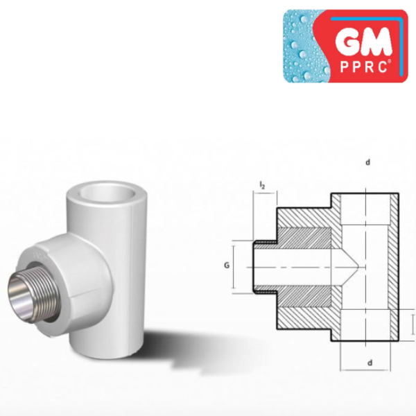 GM PPRC Fittings Tee (Male)