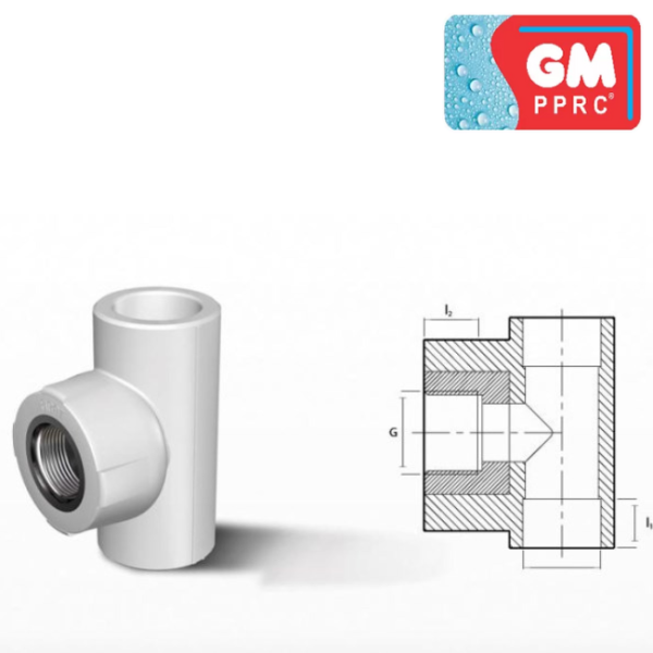 GM PPRC Fittings Tee (Female)