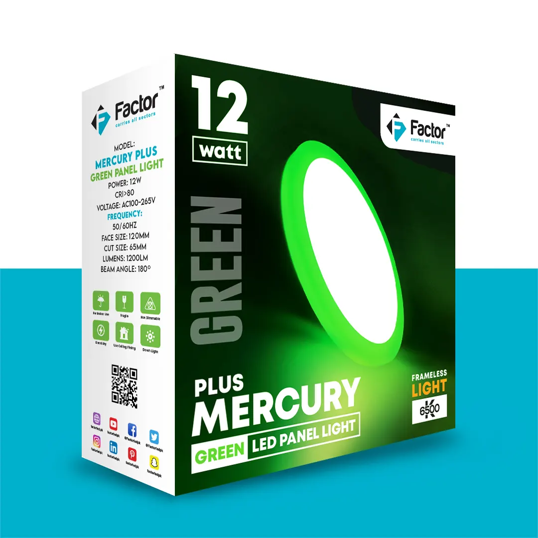 VduEUsymubGfrFldB7fyvTdSsqLop4dFoIhiDIvf Factor Colourful Downlight - Mercury Plus 12w - Round - Image 2