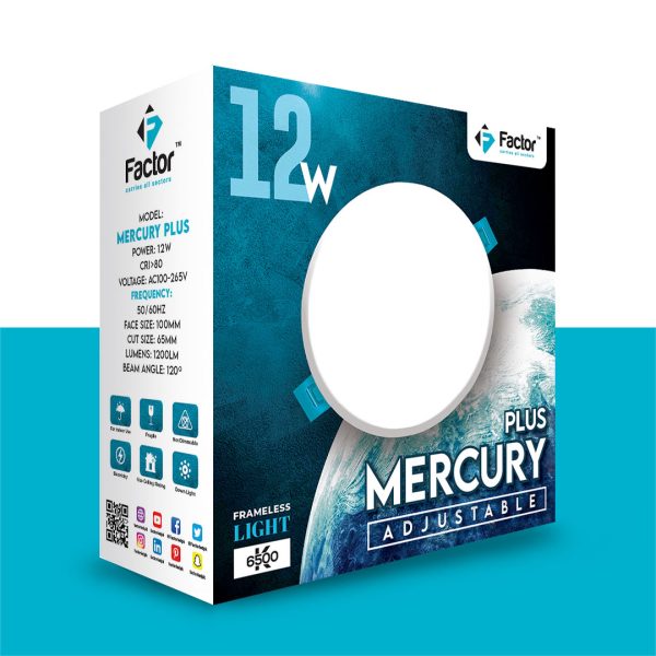 Factor Mercury Plus Adjustable Downlight | 4 Inch Round