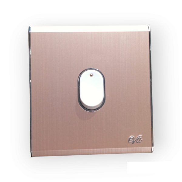 Eva Rose Gold One Gang Switch