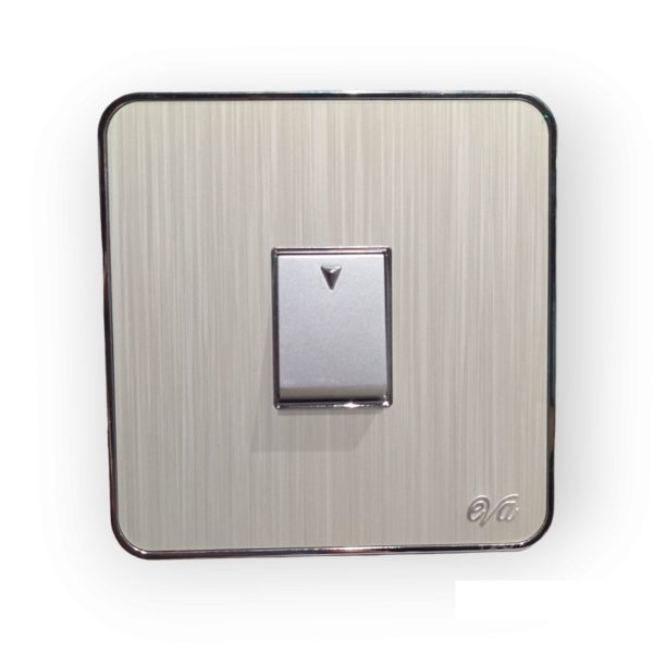 Eva Aluminium One Gang Switch