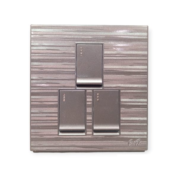 Eva Star Plus Three Gang Switch