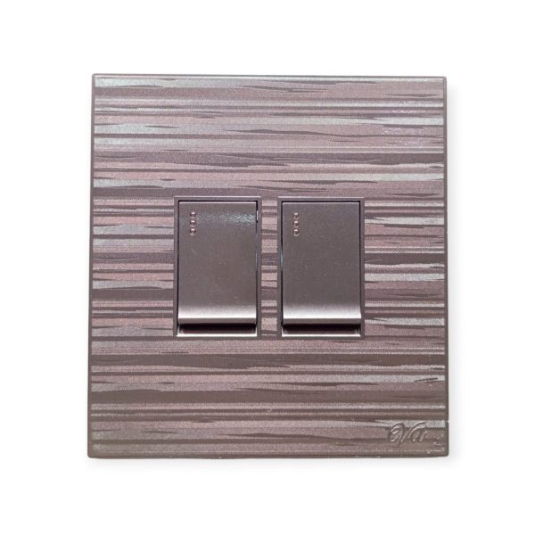 Eva Star Plus Two Gang Switch