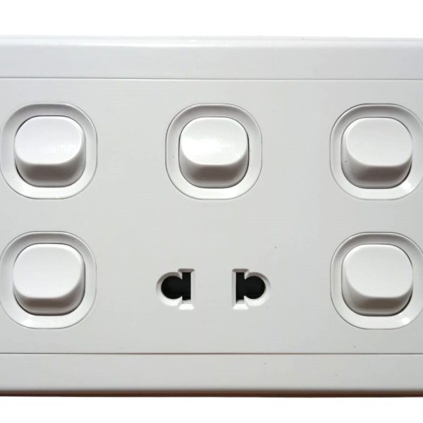 Lear Rainbow 5-Switch + 1-Socket