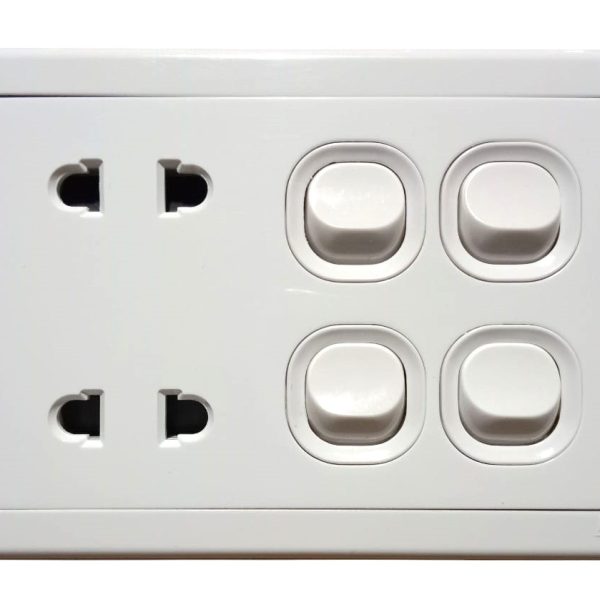 Lear Rainbow 4-Switch + 2-Socket