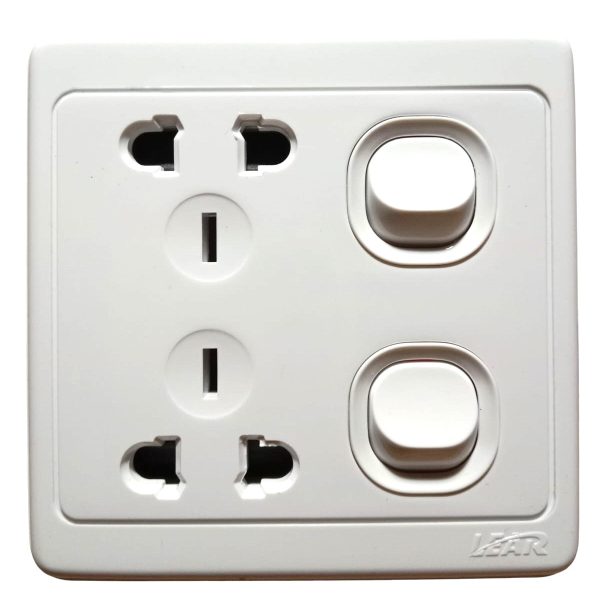 Lear Rainbow 2-Switch + 2-Socket