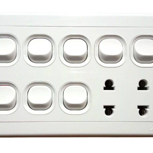 Lear Rainbow 8-Switch + 2-Socket