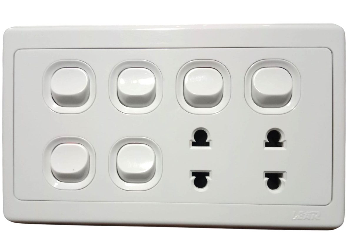 Lear Rainbow 6-Switch + 2-Socket - Image 1