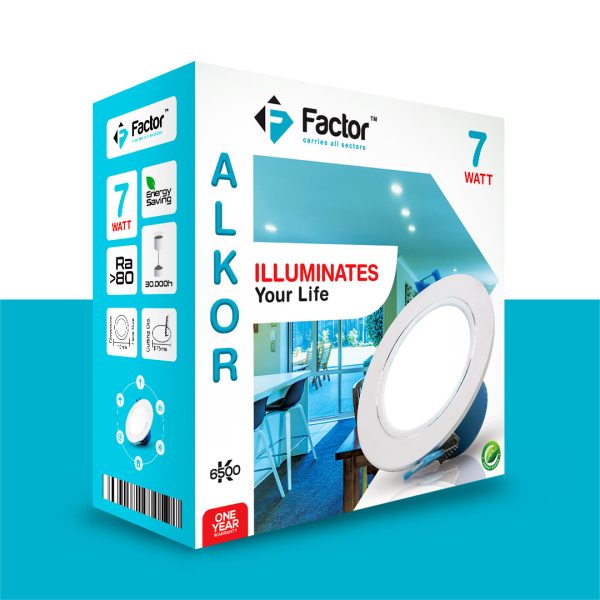 Factor Alkor LED Downlight | 3/4 Inch